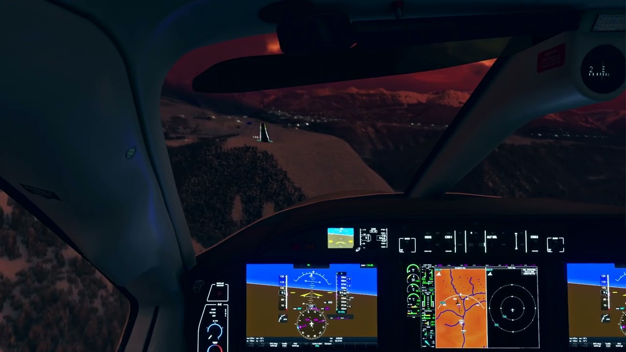 Crosswind landing at Telluride (KTEX) - Daher TBM 930