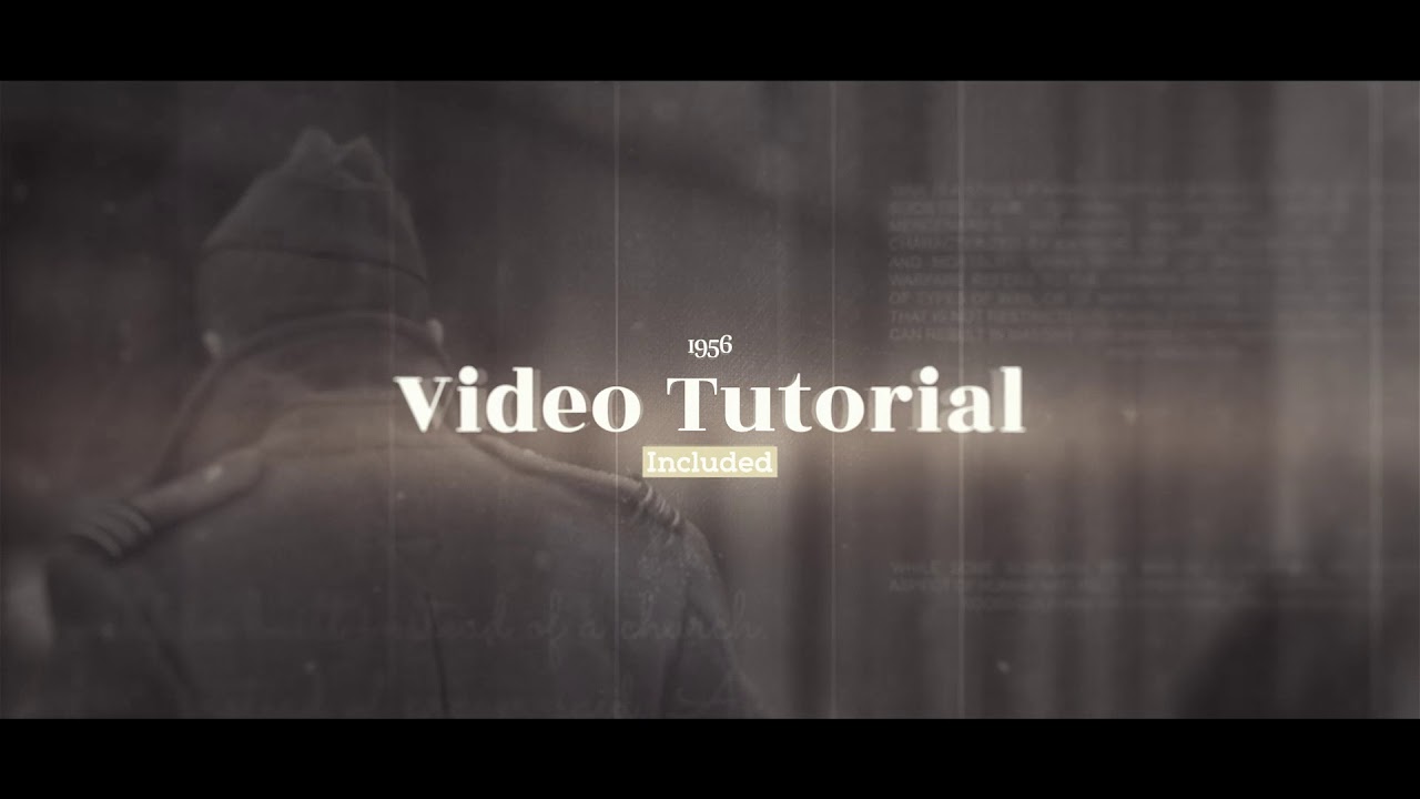 #VIDEOHIVE - History Slideshow.