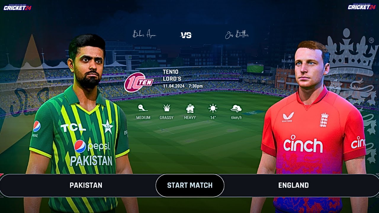 Pakistan vs England 🏏 Cricket 24 Gameplay