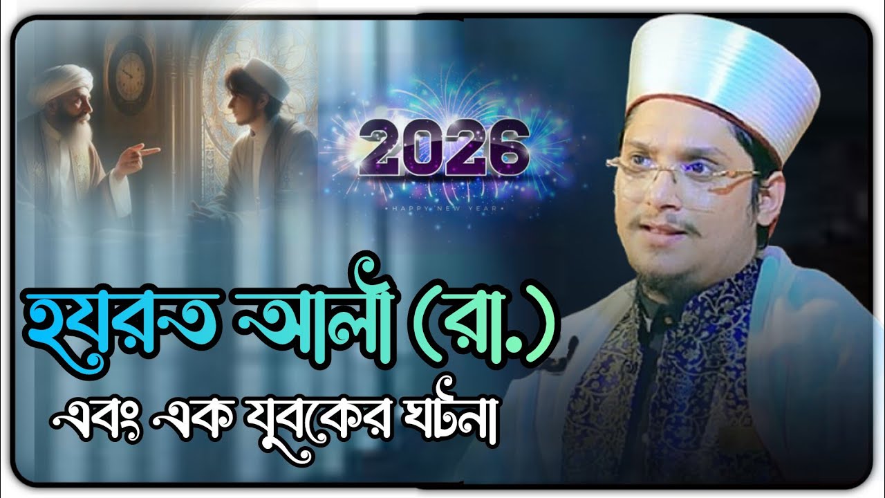 হযরত আলী (রা.) আজব ঘটনা Makhdoom Shah Al Madani মাখদুম শাহ আল মাদানী  Bangla waz New Waz2026