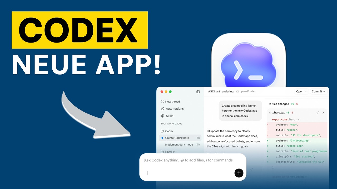 OpenAI Codex App: So funktioniert das neue AI-Coding-Tool