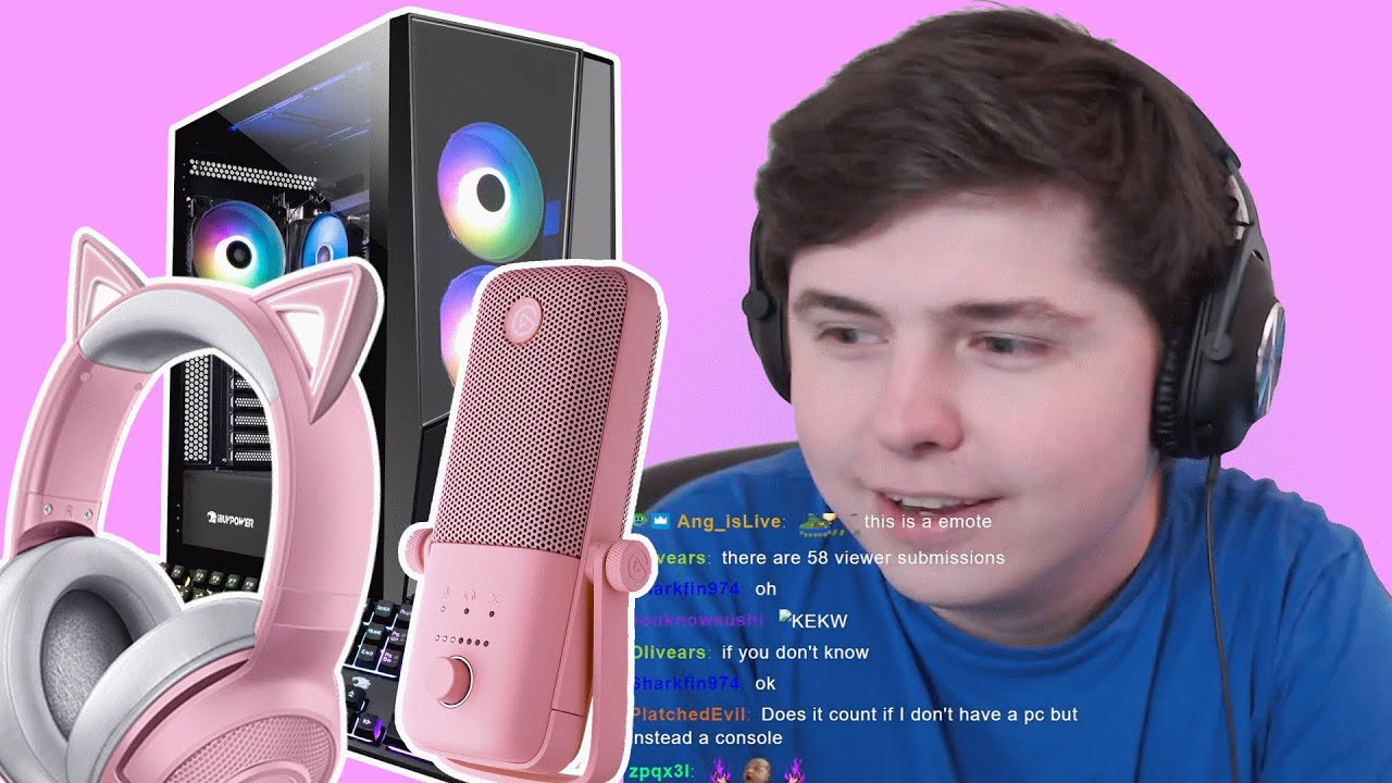 @PotatoPie25 rates my gamer girl setup!