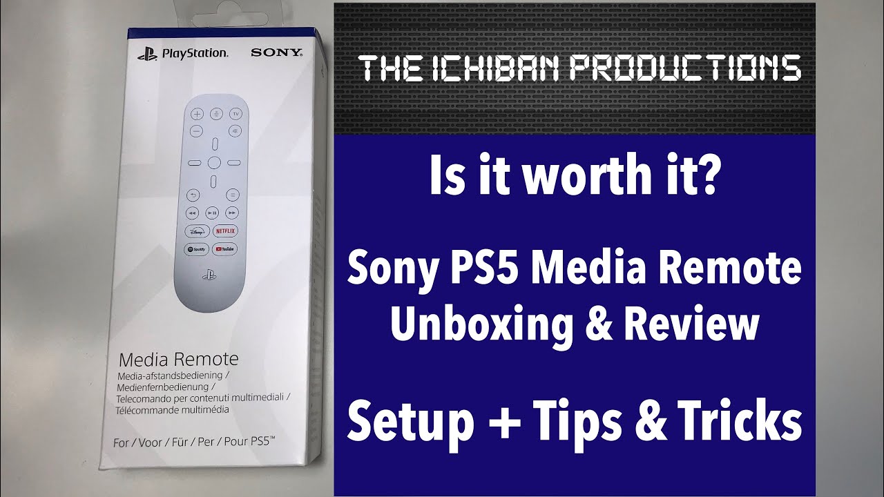 Is it worth it? Sony Playstation 5 Media Remote Unboxing, Setup & Review. Bonus Tips & Tricks PS5 UK