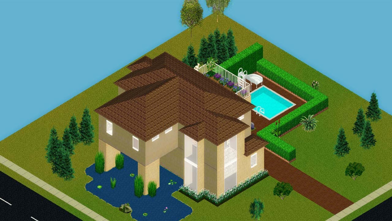 The Sims 1 Speed Build #3/Light Villa