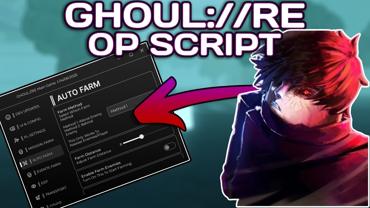 [QUINX + JOKER ARATA] GHOUL://RE Script (2025) PASTEBIN - Auto Farm | Kill Aura | Mission Farm | ESP
