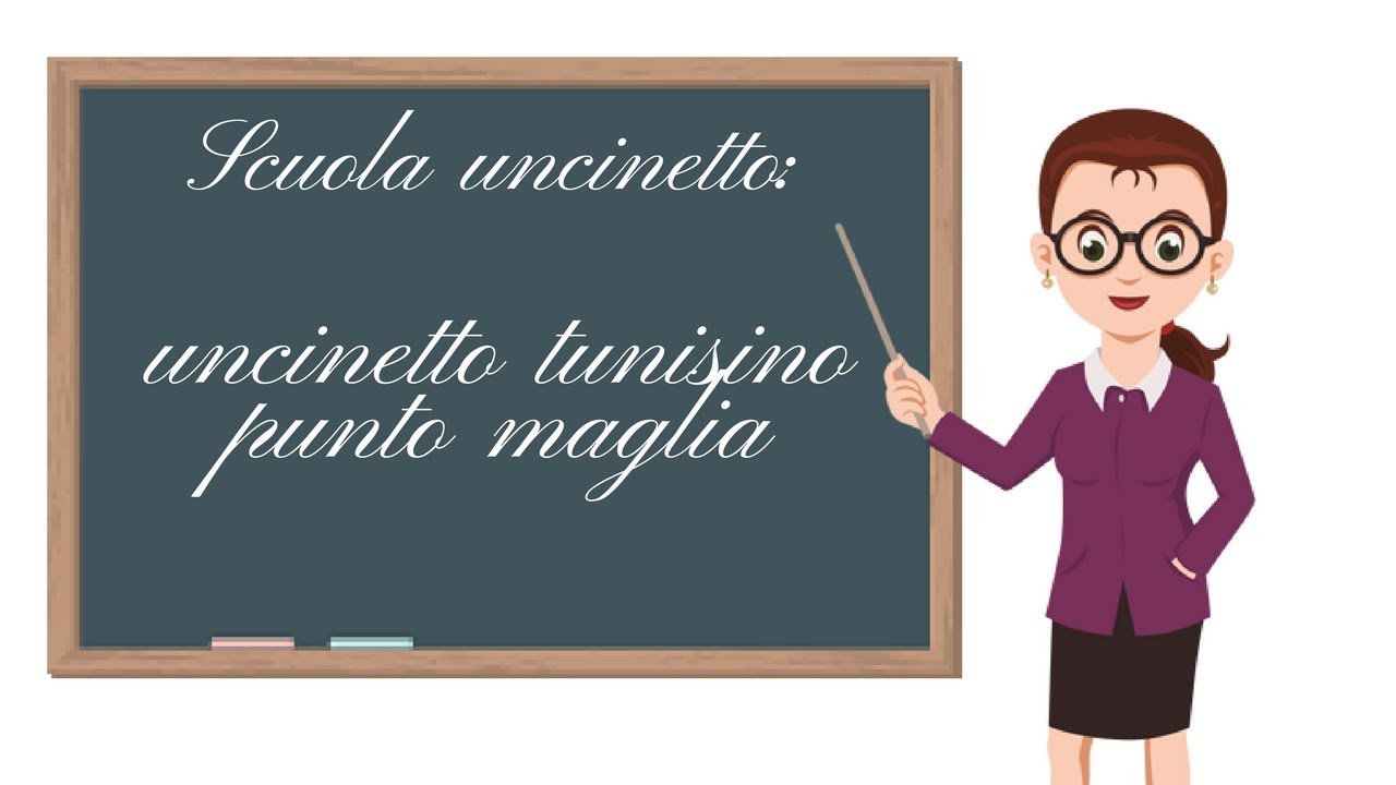 TUTORIAL: scuola uncinetto tunisino/ punto maglia***lafatatuttofare