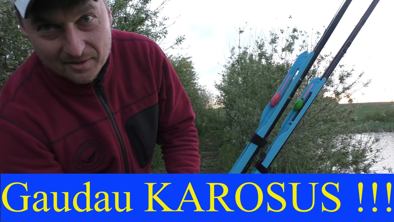 Kaimo prūdo karosai. Karosų žūklė dugnine ir plūdine.