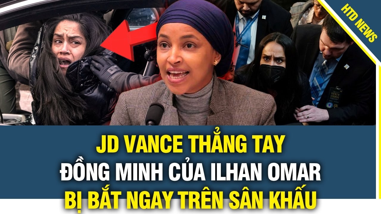 TIN NÓNG HOA KỲ: JD Vance thẳng tay trừng trị, đồng minh của Ilhan Omar bị bắt ngay trên sân khấu