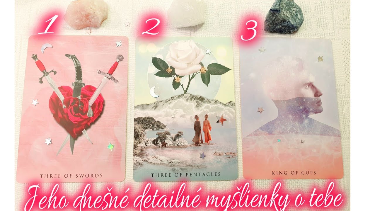 Jeho/jej dnešné myšlienky a pocity k tebe 🔮 + ODKAZY {vyber si kartu 👆} #tarot #výkladkaret