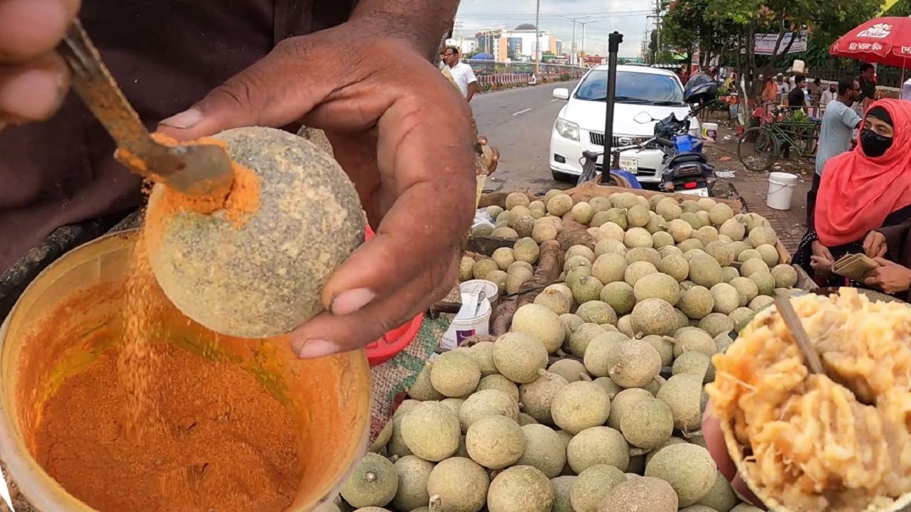Tasty Masala Bel Wood apple Special, Winter Recipe Chitoi Pitha Making Small Boy ! Bd Food