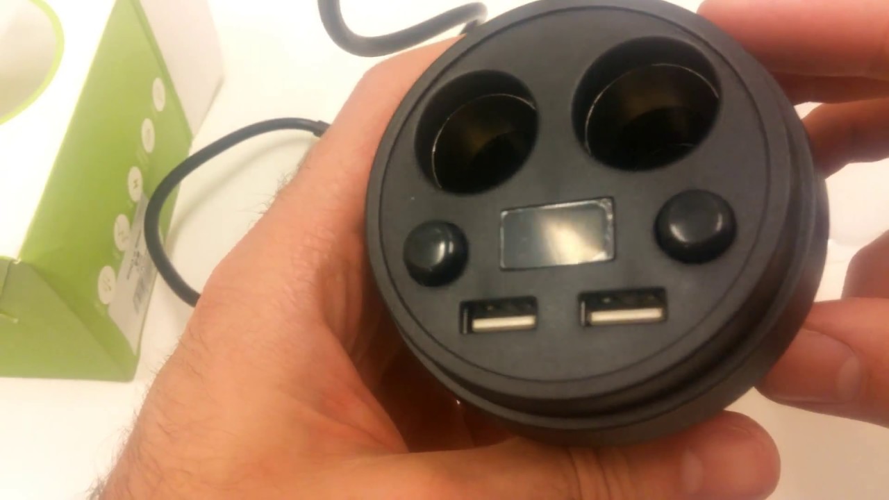 POFAN Cup Car Charger with Voltage Warning