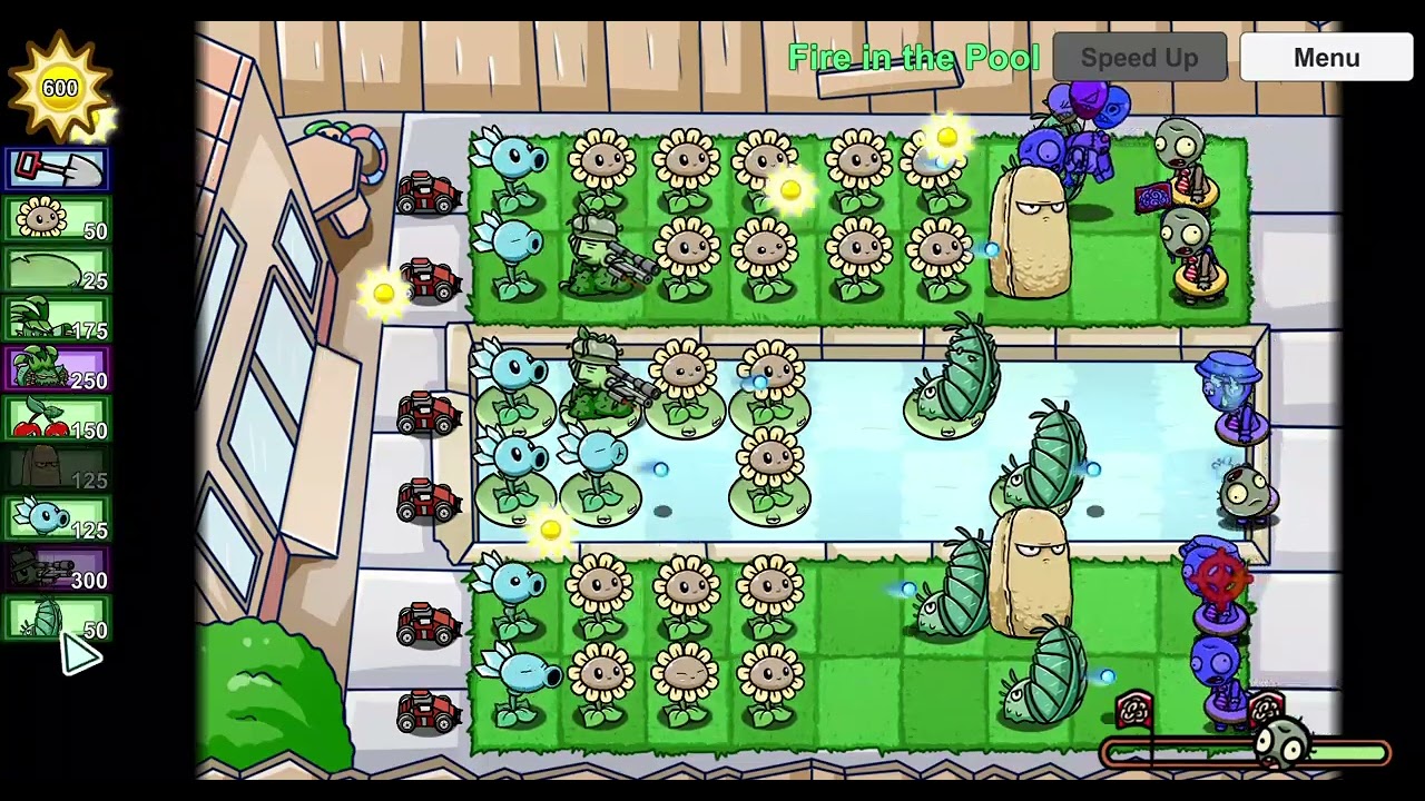 PvZ Beautiful Town (BT) - Fire in the Pool