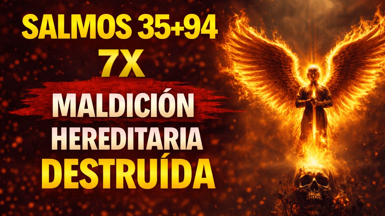 🛡️ 7 VECES: Salmos 35 y 94 — ¡Se acabó el Ciclo! Toda Maldad de Familia FUE DESTRUIDA hoy ⚖️🔥