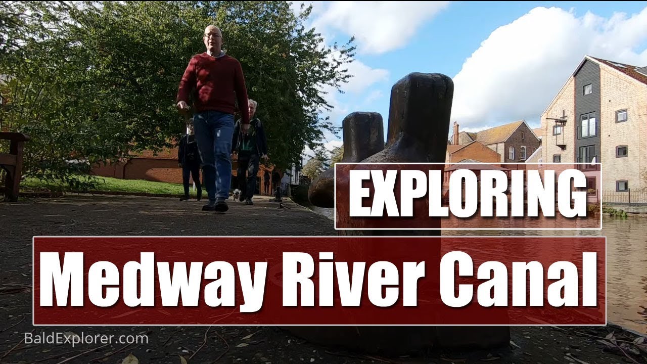 Exploring the River Medway from Tonbridge in Kent