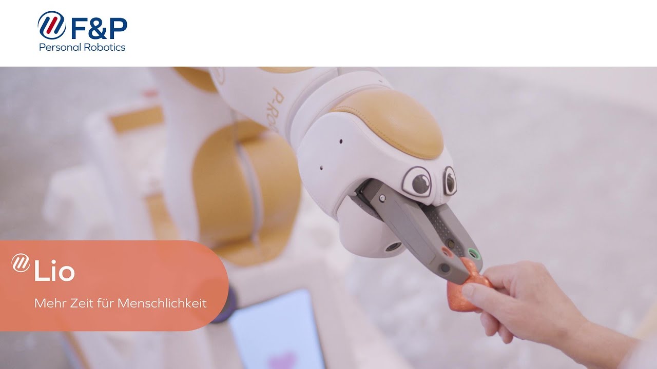 Lio, der mobile Assistenzroboter von F&P Robotics