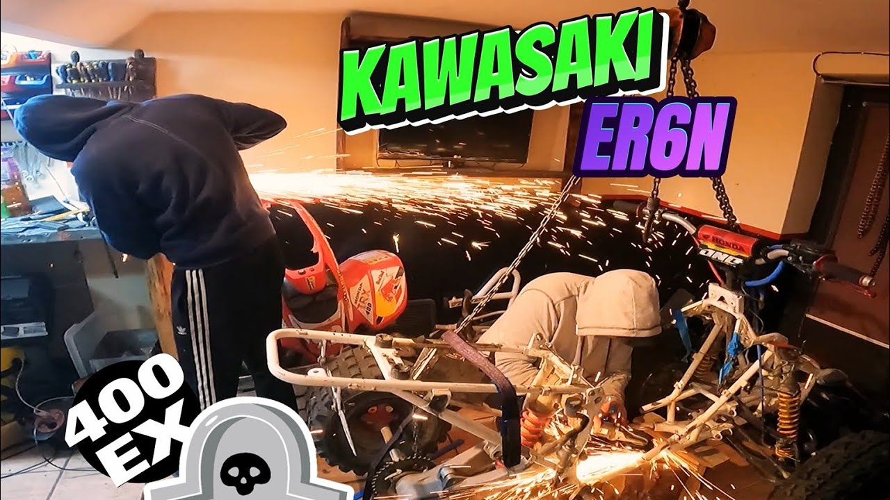 ROBIMY SWAP SILNIKA W QUADZIE! KAWASAKI ER6