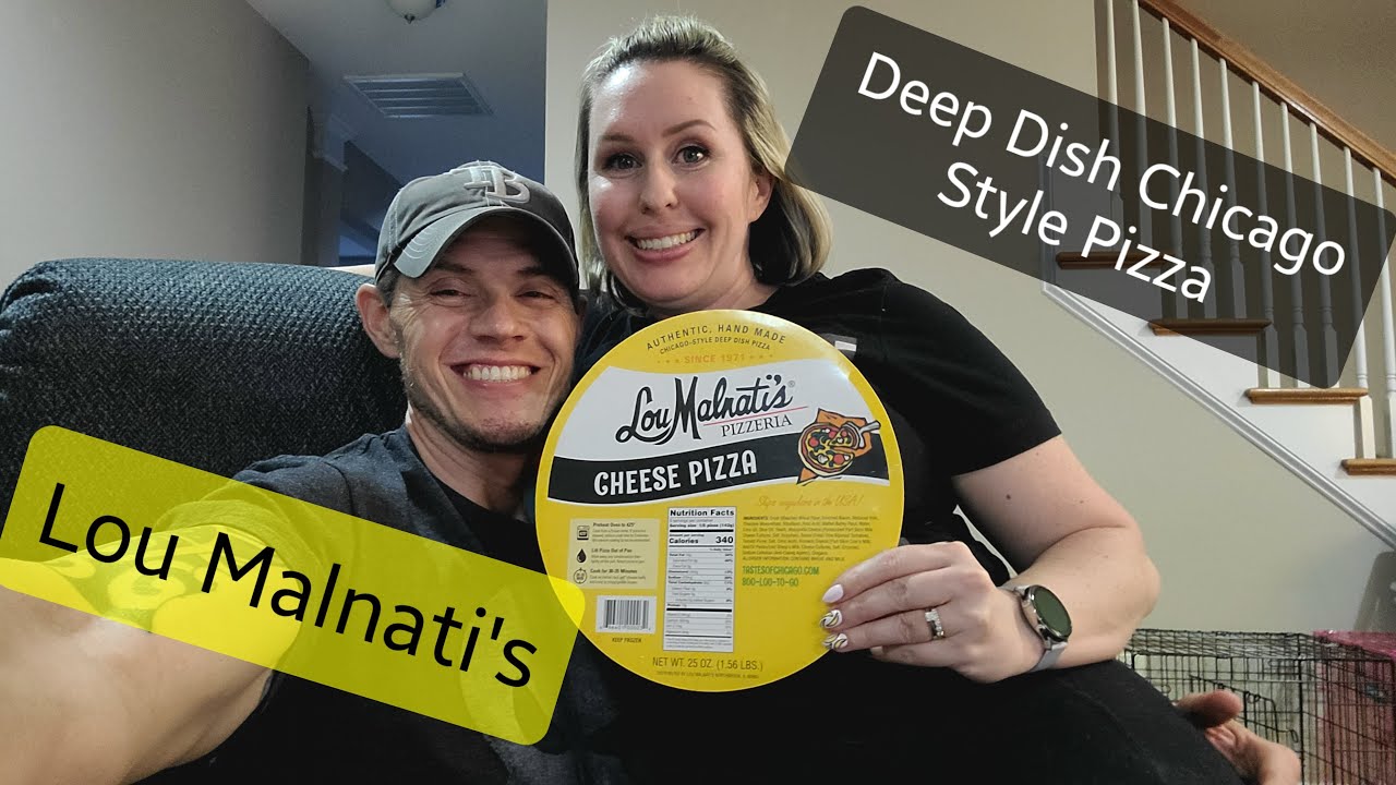 Lou Malnati's Deep Dish Chicago style frozen pizza.
