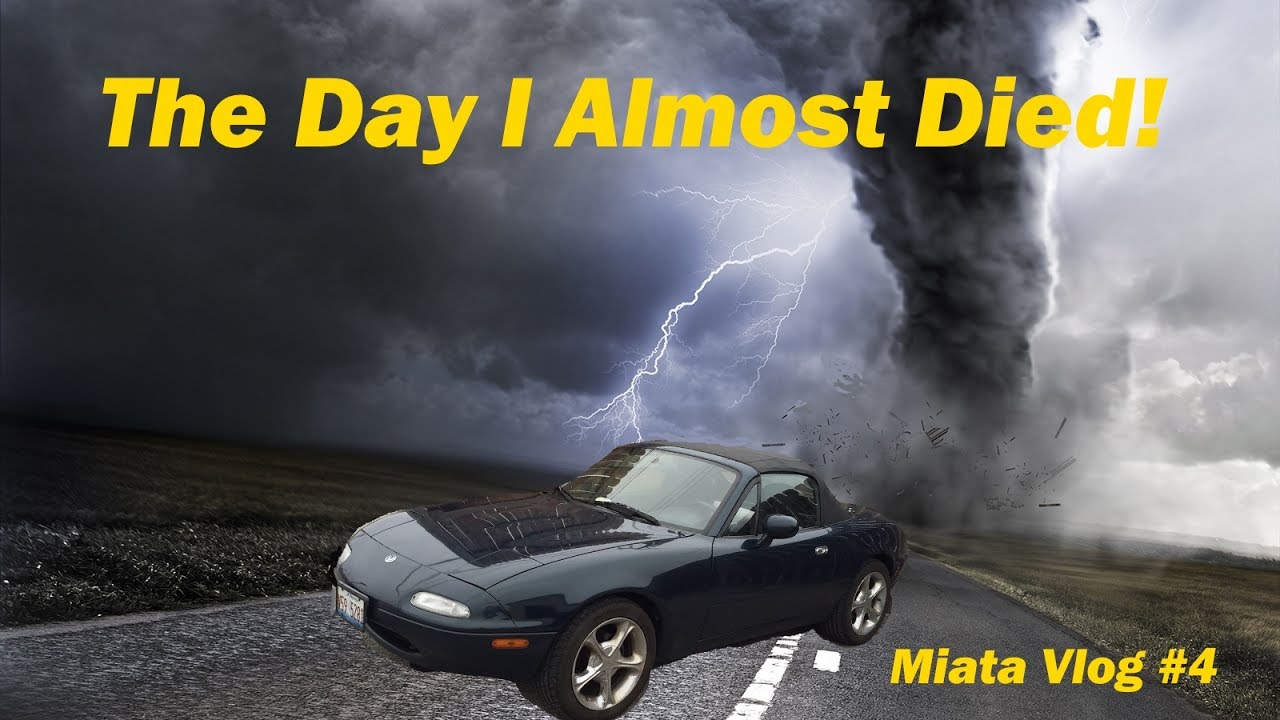 Miata Vlog #4 - I almost died today!  More damage to the car :(