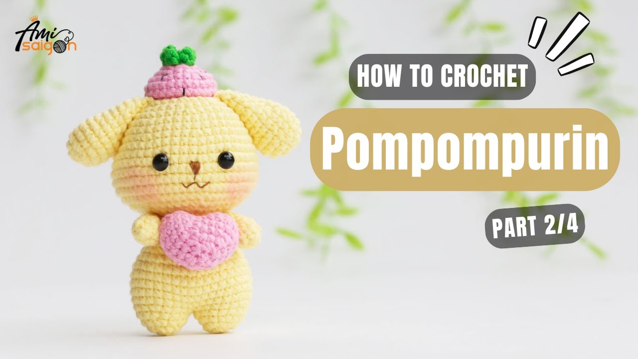 #755 | Pompompurin Amigurumi (2/4) | How To Crochet Characters Amigurumi | @AmiSaigon