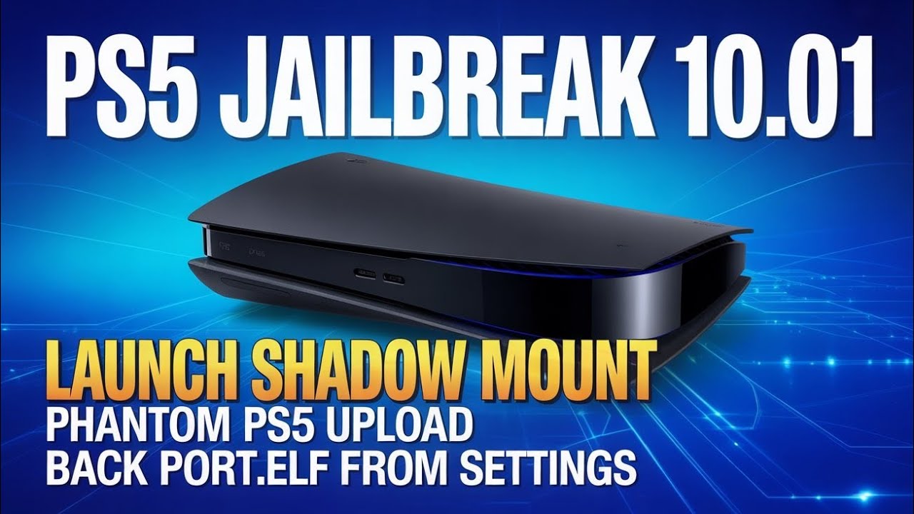 SHADOW MOUNT AND OTHER ELF'S ON PS5 JAILBREAK ADDED IN SETTINGS