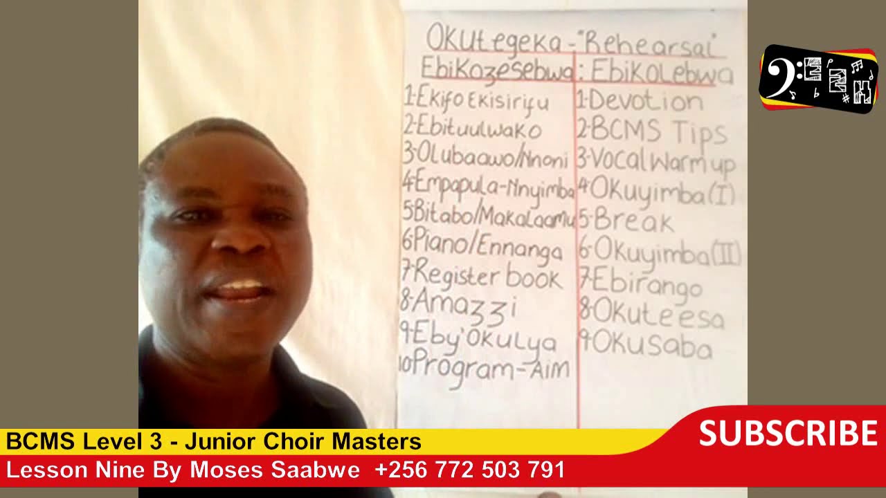 BCMS Level 3 - Lesson 9 Okuyimbisa