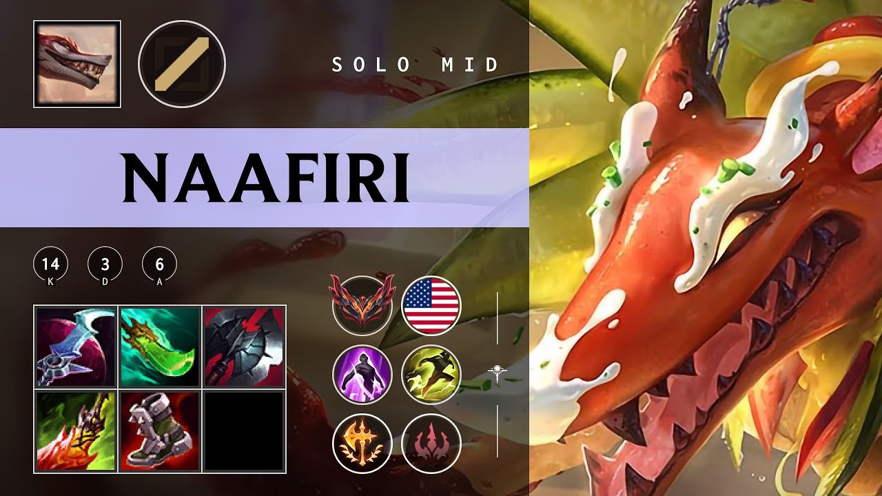Naafiri Mid vs Akshan - NA Grandmaster Patch 25.22