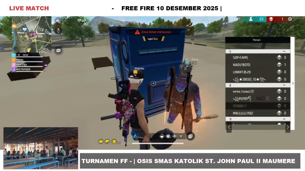 FREE FIRE MATCH | CLASS MEETING TOURNAMENT - OSIS SMAS KATOLIK ST. JOHN PAUL II MAUMERE