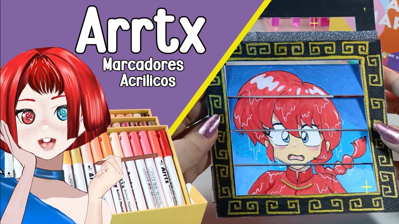 Hice un cuadro de RANMA que CAMBIA DE FORMA.. | ARRTX | Punta Pincel