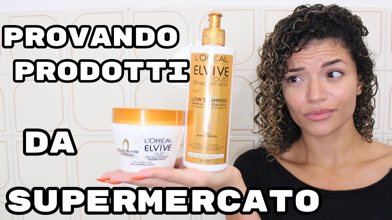 PROVANDO PRODOTTI DA SUPERMERCATO - CO-WASH & CREMA STYLING PER CAPELLI RICCI