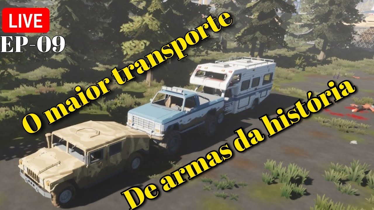 SURROUNDEAD O GRANTE TRANPOSTE DE ARMAS
