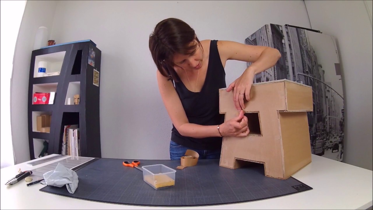 Meubles en carton n°13 Kraft des Angles et des Longueurs