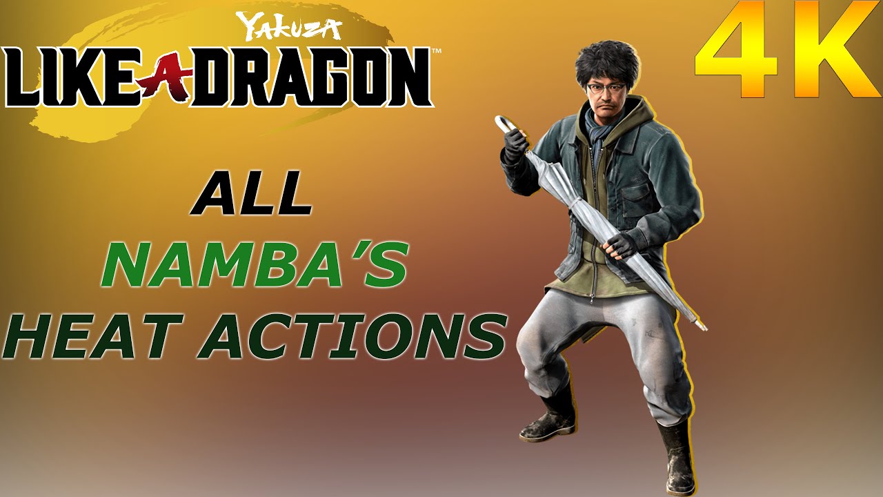 All Namba's Heat Actions - Yakuza Like A Dragon {English Voices} (PS5)