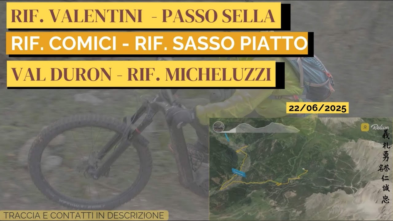 Campitello - Passo Sella - rifugio Comici - val Duron - rifugio Micheluzzi - Campitello 22.06.25