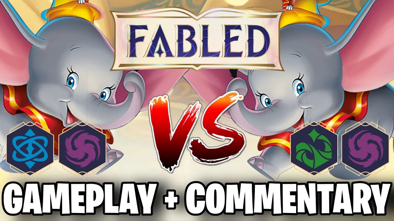 POST ROTATION CLASH! | Lorcana Fabled Gameplay| Blurple vs EA Tempo