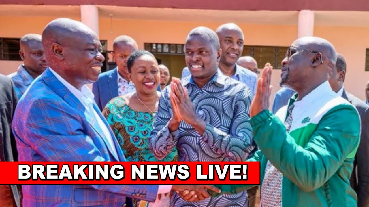 LIVE: Gachagua and his new allies in Laikipia attending burial of Senator John Kinyua's father!!