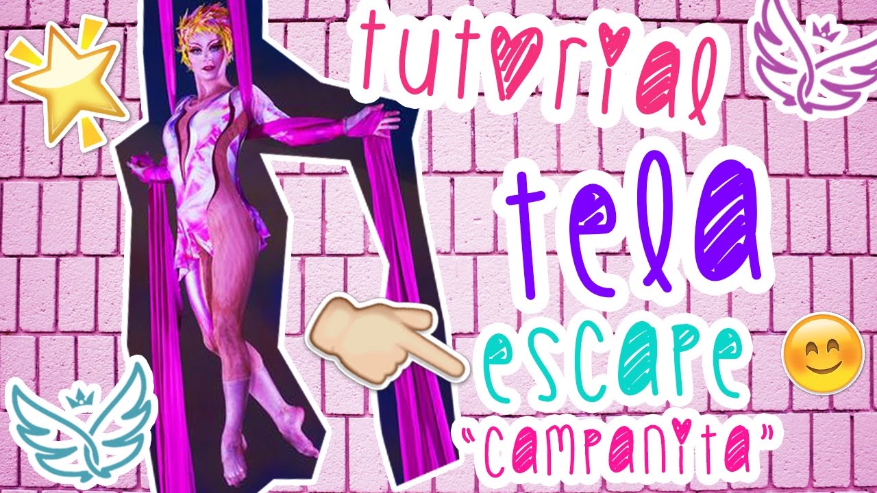 TUTORIAL ACROBACIA EN TELA SIN INVERTIR | ESCAPE CAMPANITA | Grupo SILFIDES