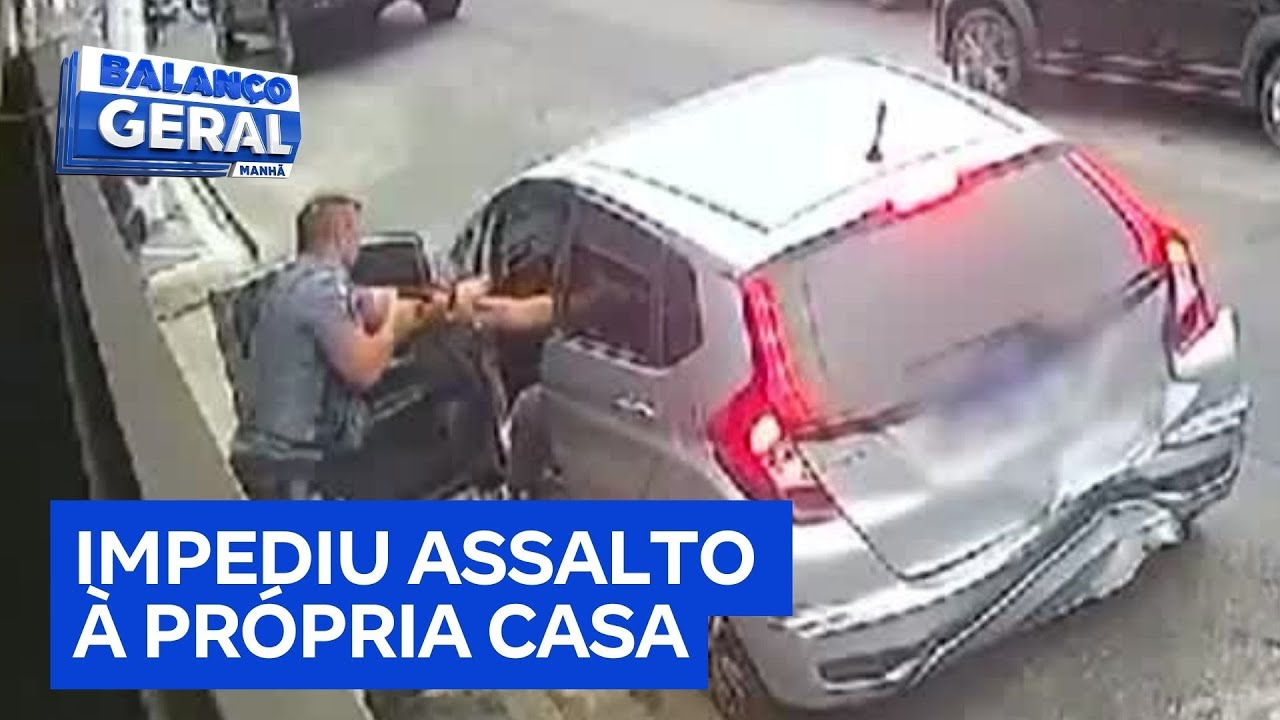 Policial vê assalto à própria casa por aplicativo e corre para prender os bandidos