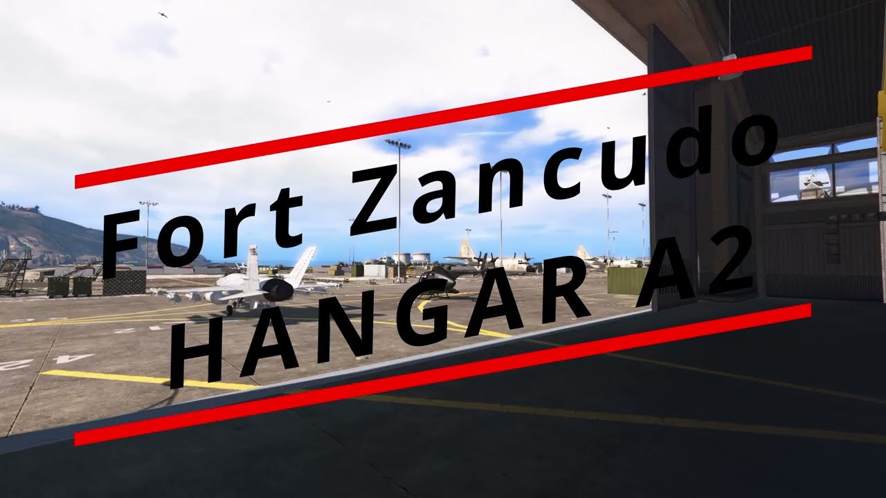 Hangar A2 at Fort Zancudo with Operations Center | FiveM Custom Map