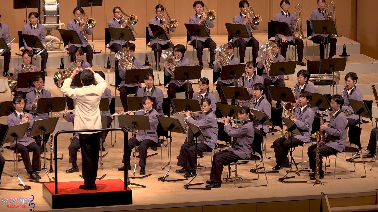 早稲田摂陵高校 / 立命館大学AutumnConcert2019 / ♪スクール・ミュージシャン・マーチ ♪マーチ「エイプリル・リーフ」 ♪歌劇「蝶々夫人」より ♪スワン・レイワ