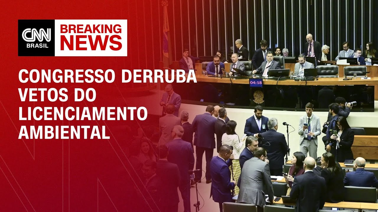 Congresso derruba vetos presidenciais à Lei de Licenciamento Ambiental | BASTIDORES CNN