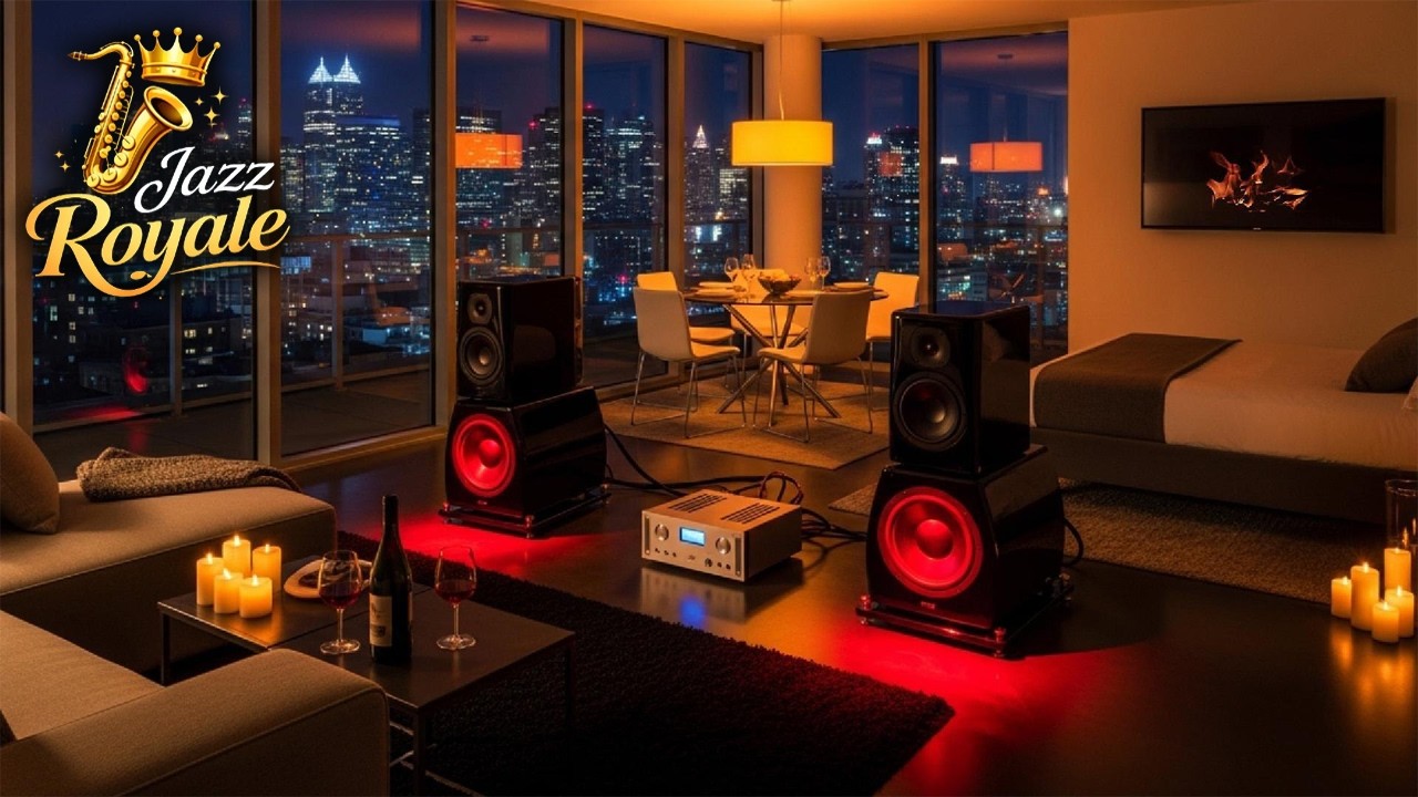 Romantic City Night Jazz 🌙 Smooth Lounge Music for Relaxing, Sleep & Cozy Evening
