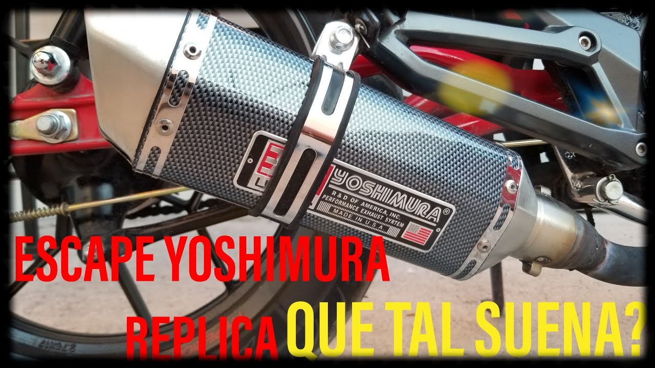 Escape YOSHIMURA para Moto (Replica) Que tal suena?? | Razzer 200