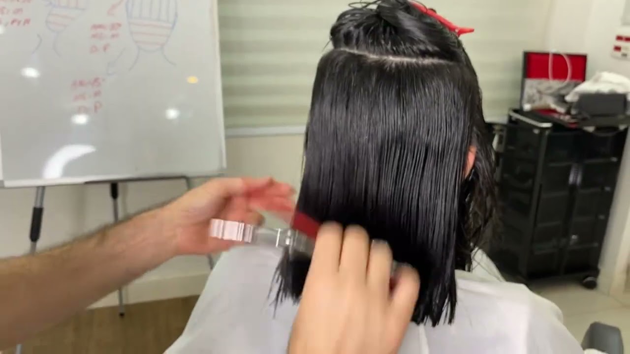 MÍDI BOB em cabelo com progressiva