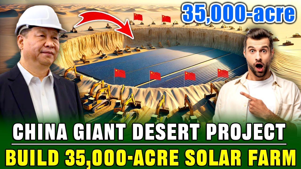 Crazy! China's 35,000-acre desert blue ocean project generates 2.1 billion kWh of electricity a year