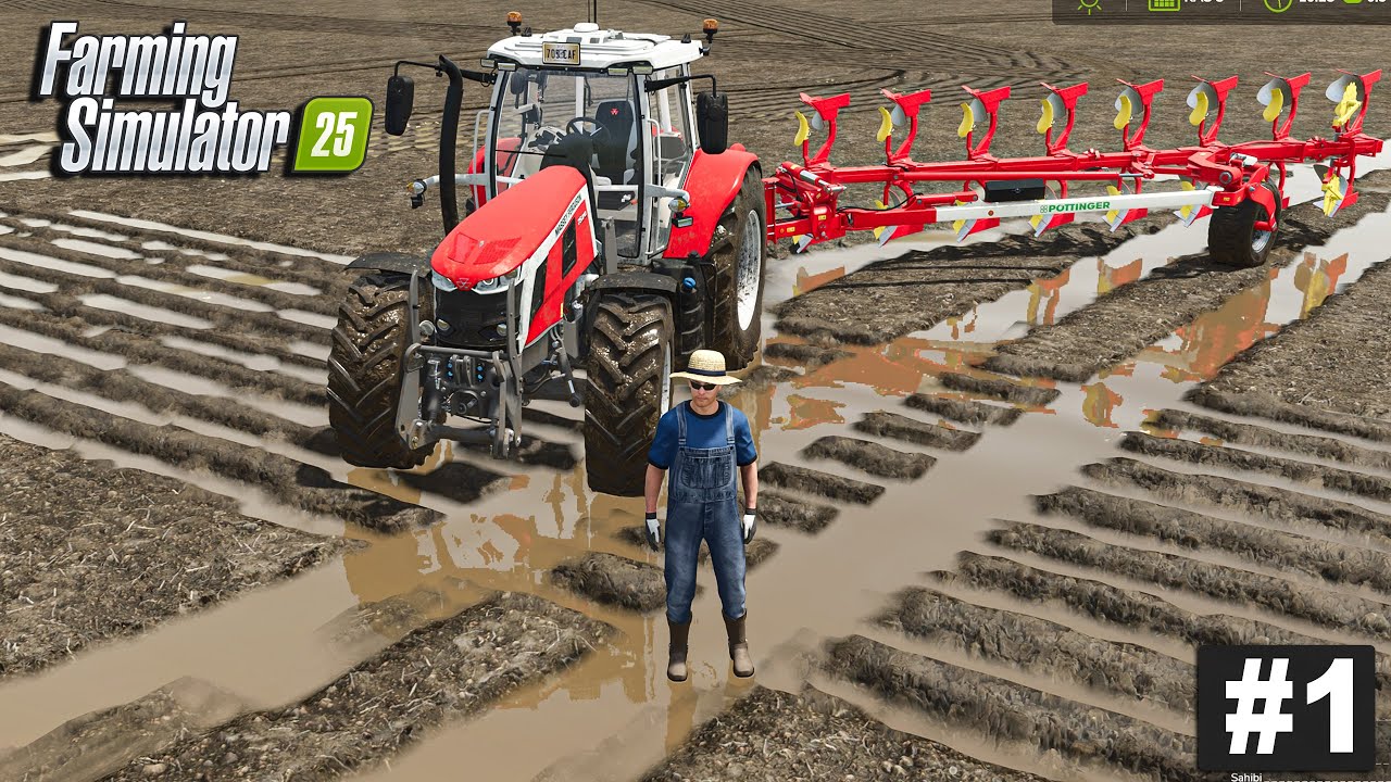 İŞTE GERÇEKÇİ ARAZİ DEFORMASYONU! - Farming Simulator 25 Oynanış - Sulu Tarlalar...