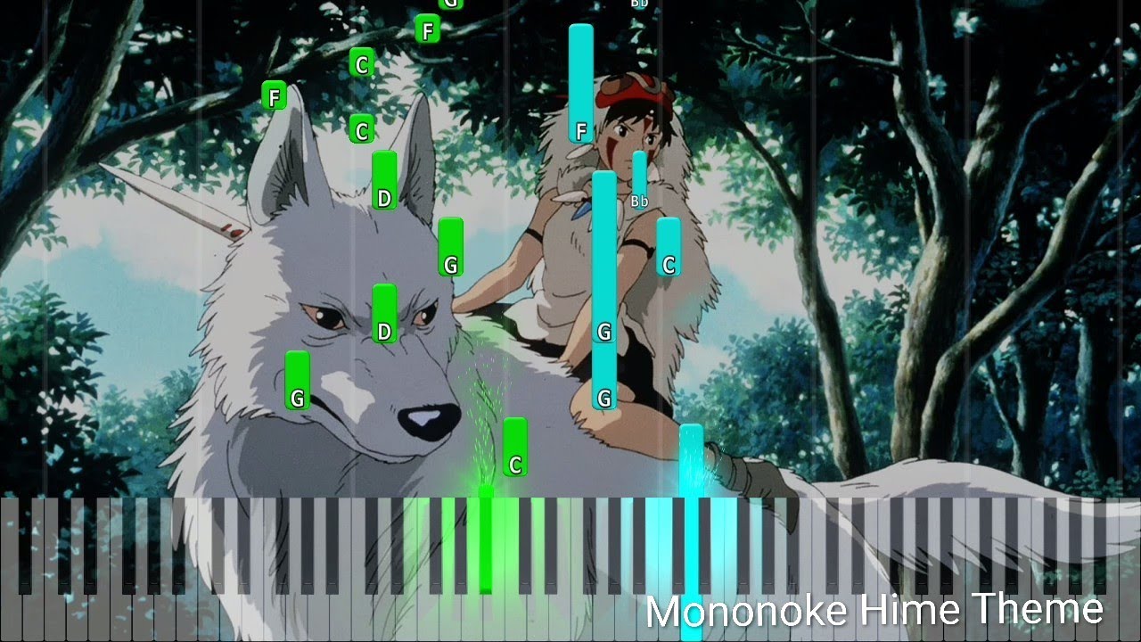 Mononoke Hime(もののけ姫) Theme - Joe Hisaishi [Piano version] - HARD