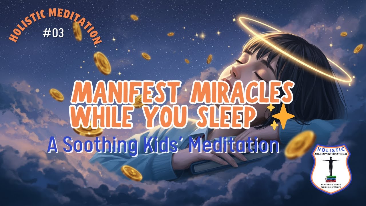 Manifest Miracles While You Sleep ✨ | A Soothing Kids&rsquo; Meditation (HOLISTIC MEDITATION 3)