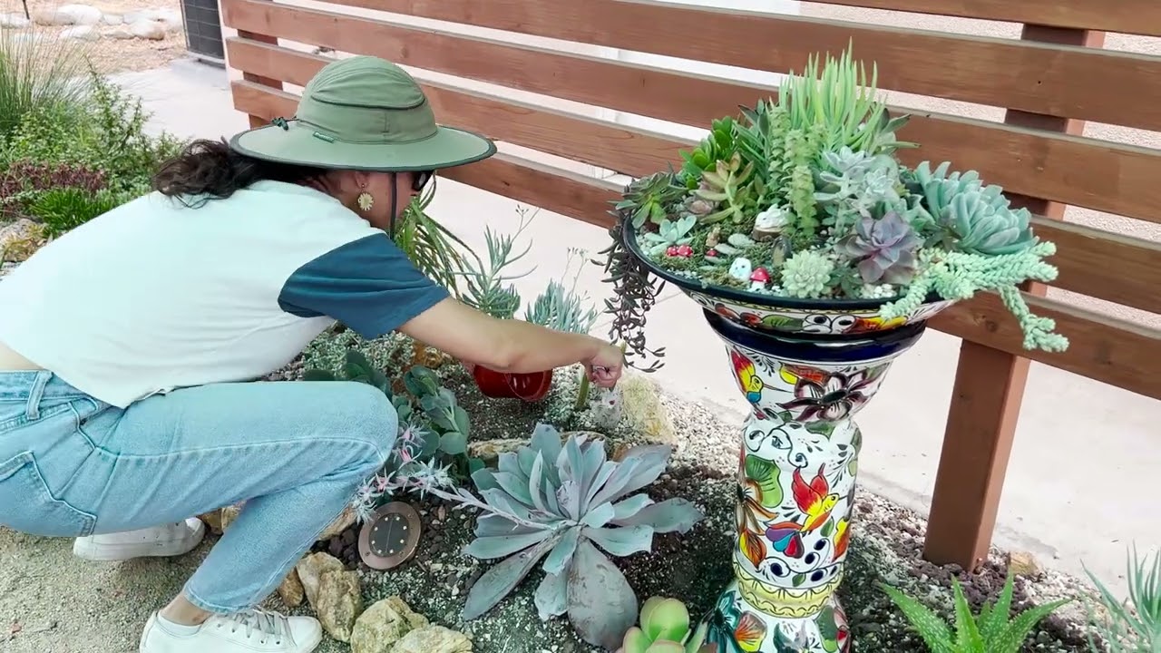Finishing up my Talavera Garden area!
