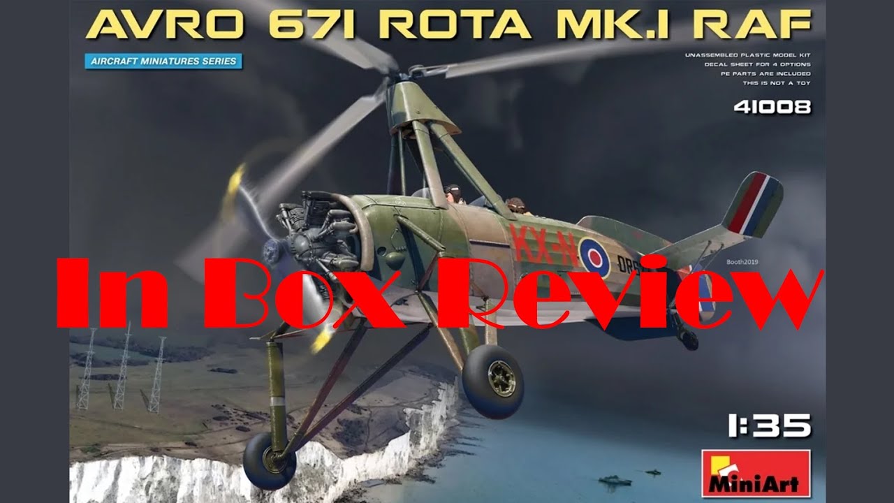 Miniart 1:35 Avro 671 Rota Mk.1 (RAF) - In Box Review #miniart #avro #gyrocopter