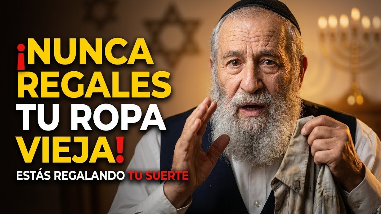 ¡DA MIEDO! NUNCA Regales Tu Ropa Vieja — Estás REGALANDO Tu SUERTE | Rabino Revela Cábala
